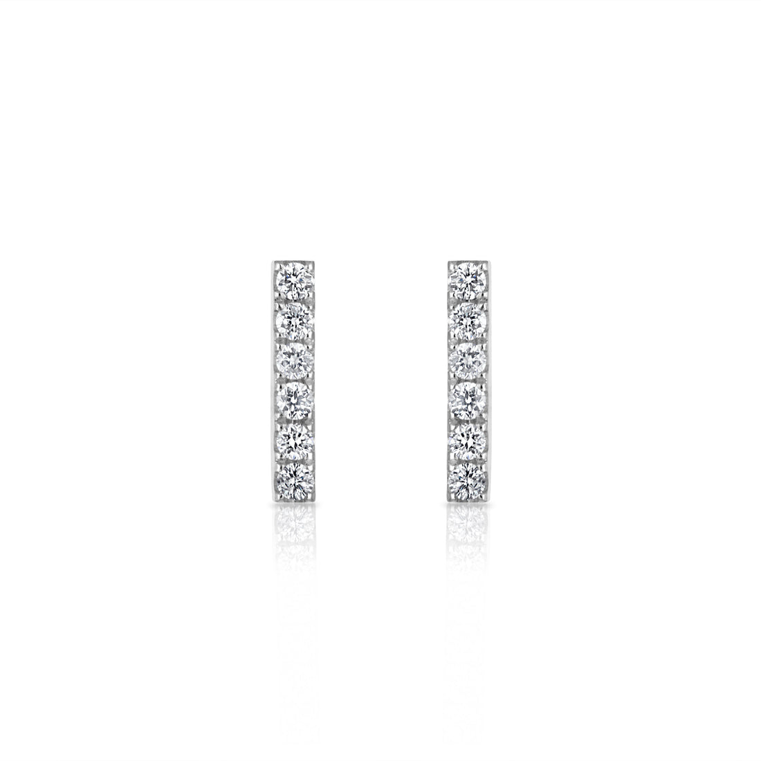 Mini Diamond Bar Studs