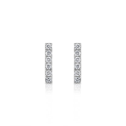 Mini Diamond Bar Studs