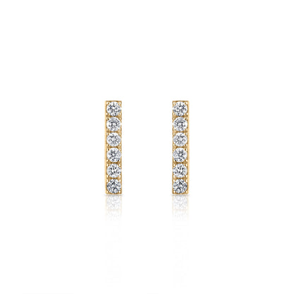 Mini Diamond Bar Studs