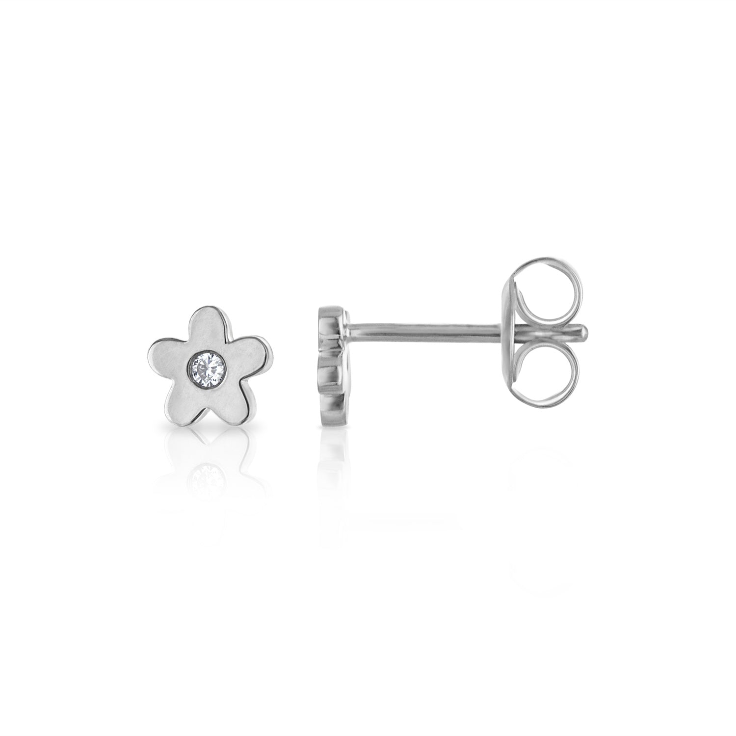 Mini Diamond Flower Stud