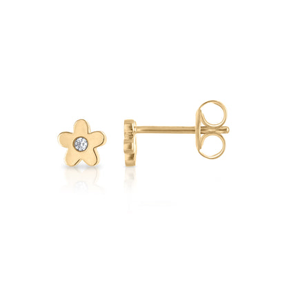 Mini Diamond Flower Stud