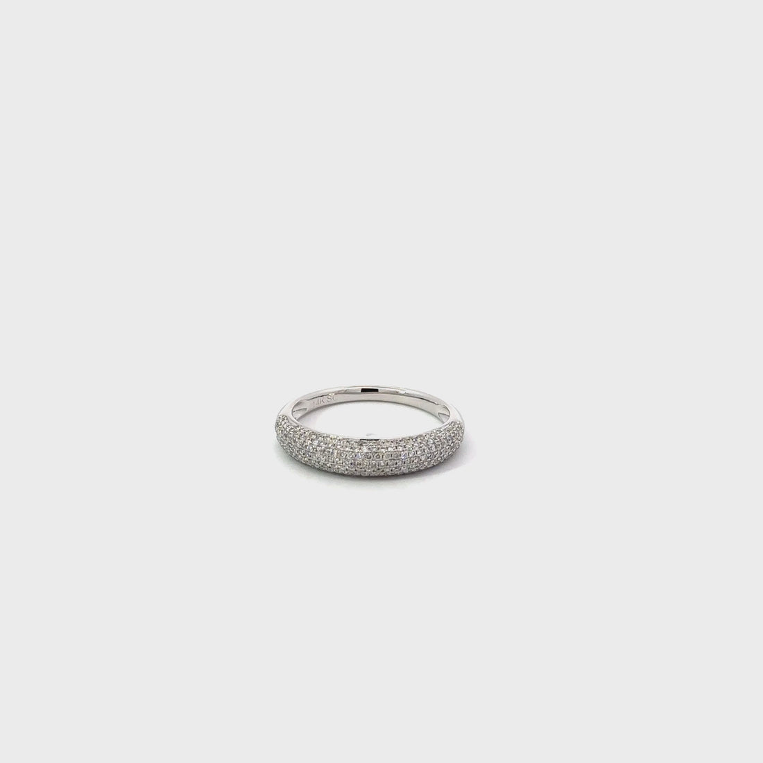 Pave Diamond Dome Ring